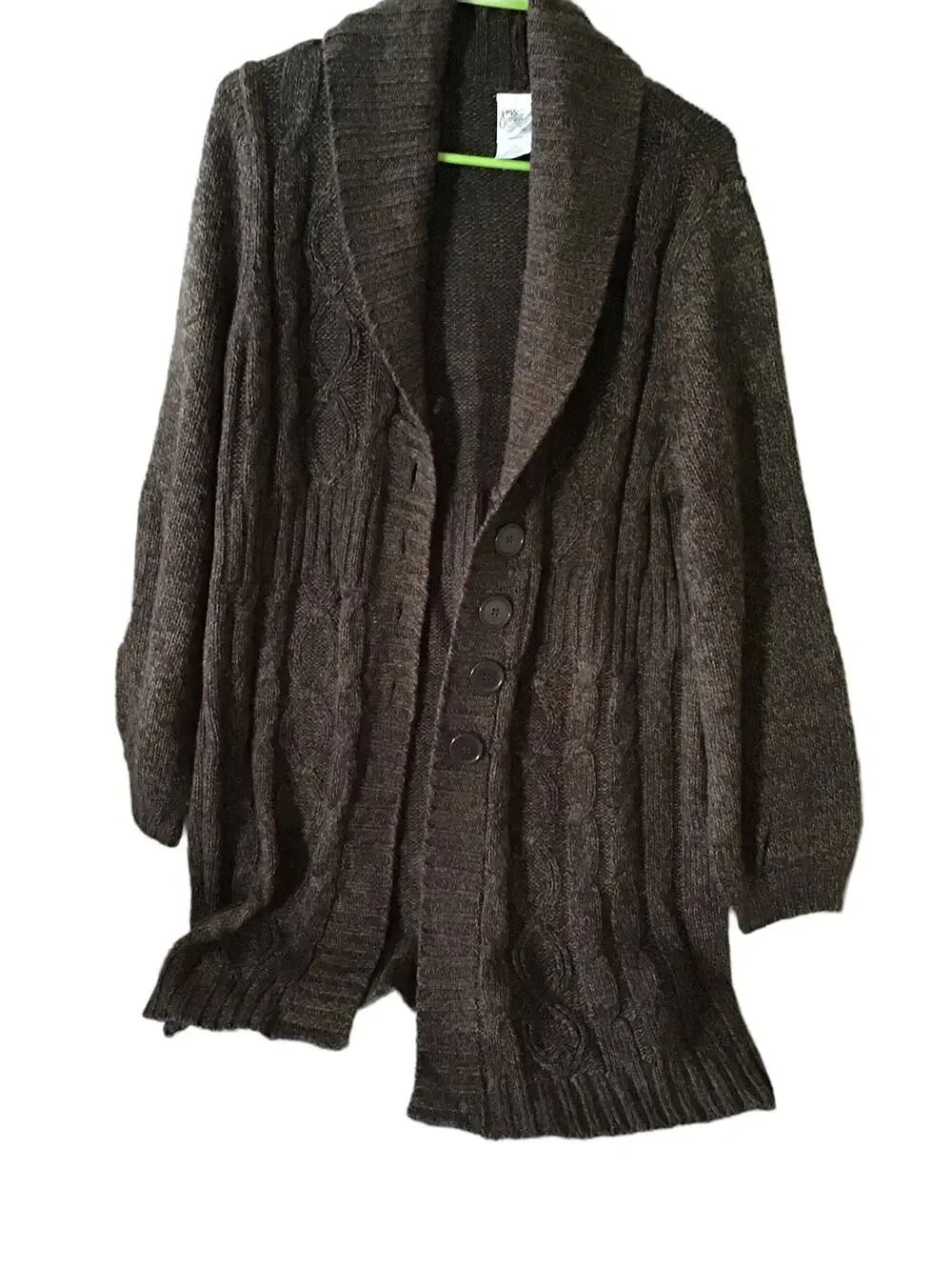 JMS Just My Size Women’s Sweater Jacket Size 16 (1X)